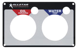 ALLSTAR PERFORMANCE 80125 Repl 2 Gauge Panel OP/WT