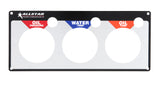 ALLSTAR PERFORMANCE 80126 Repl 3 Gauge Panel OP/WT/OT