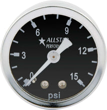 Load image into Gallery viewer, ALLSTAR PERFORMANCE 80210 1.5in Gauge 0-15 PSI Dry Type