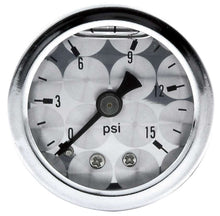 Load image into Gallery viewer, ALLSTAR PERFORMANCE 80220 1.5in Gauge 0-15 PSI Turned Face Discontinued