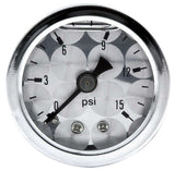 ALLSTAR PERFORMANCE 80220 1.5in Gauge 0-15 PSI Turned Face Discontinued