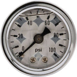 ALLSTAR PERFORMANCE 80226 1.5in Gauge 0-100 PSI Turned Face Discontinued