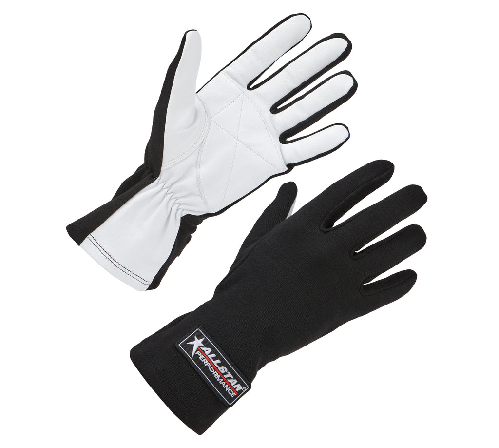 ALLSTAR PERFORMANCE 910015 Driving Gloves Non-SFI S/L Black X-Large