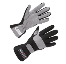 Load image into Gallery viewer, ALLSTAR PERFORMANCE 911014 Driving Gloves SFI 3.3/1 S/L Black/Gray Large