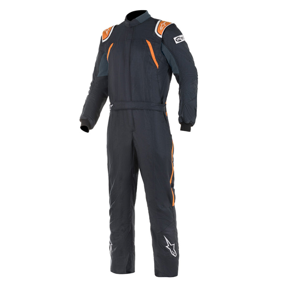 ALPINESTARS USA 3352119-156-60 GP Pro Suit X-Large Black / Fluo Orang