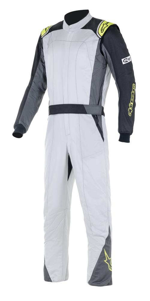 ALPINESTARS USA 3352822-1950-64 Suit Atom Silver Flu/Yel XX-Large