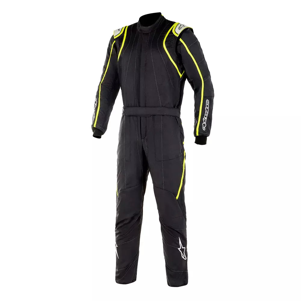 ALPINESTARS USA 3355121-155-60 Suit GP Race V2 Black / Yellow X-Large