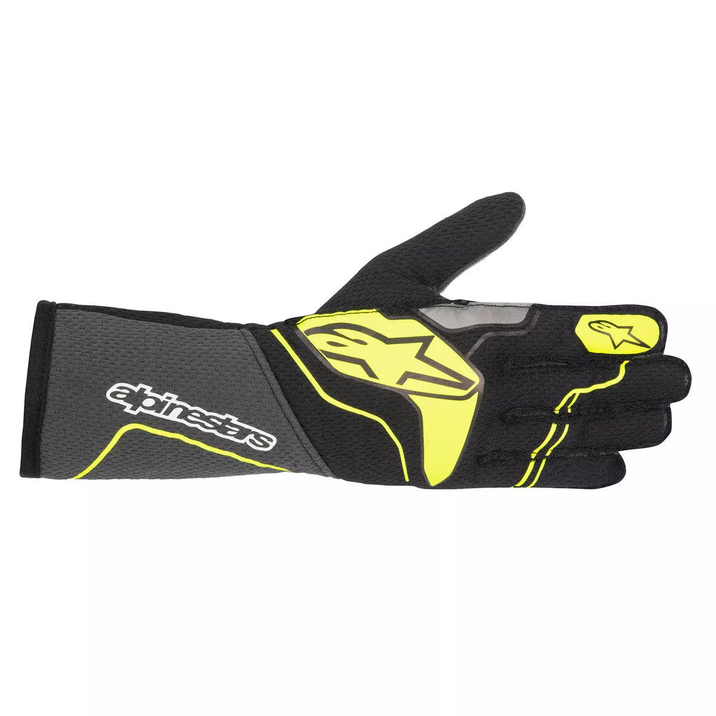 ALPINESTARS USA 3550323-9151-2XL Gloves Tech 1-ZX Gray / Yellow 2X-Large