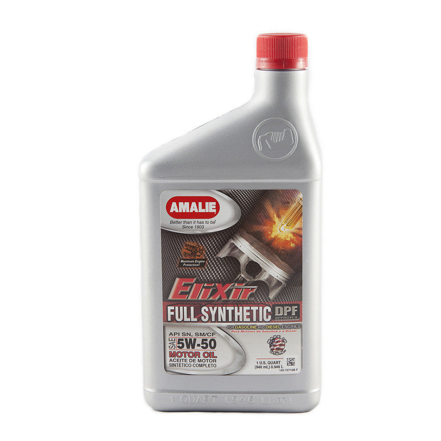 AMALIE 75716-56 Elixir Full Synthetic 5w50 Oil 1Qt