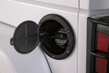 Load image into Gallery viewer, AMP Research 73000-01A Alloy Fuel Door, Black Aluminum - 07-18 Jeep Wrangler JK, 2 dr/4 dr for Select Jeep Wrangler, Jeep Wrangler JK