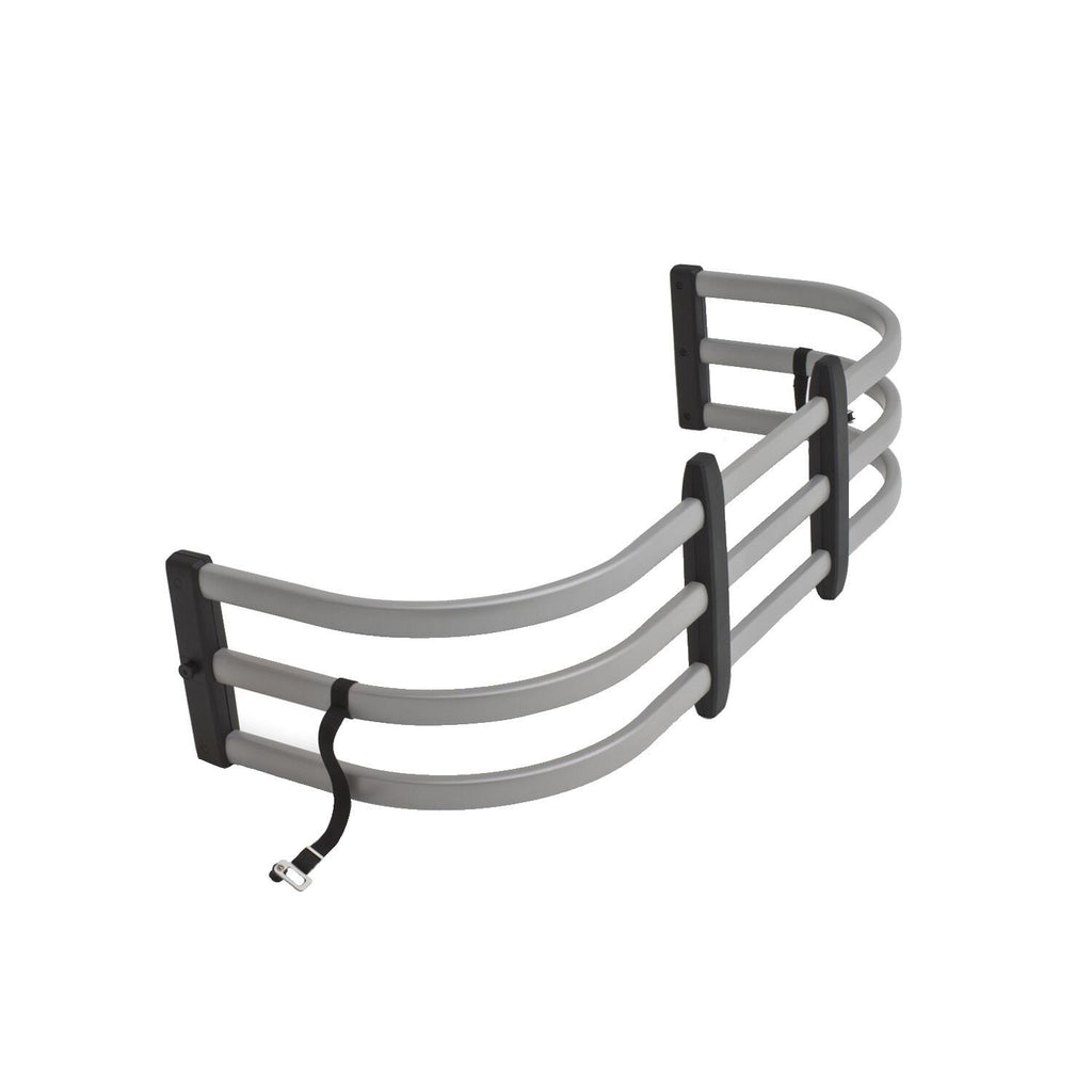 AMP Research 74815-00A BedXtender HD Max U-Shape Design - Silver for Select Chevrolet Silverado 1500, Chevrolet Silverado LD, Chevrolet Silverado HD, Chevrolet Silverado HD, GMC Sierra 1500, GMC Sierra Limited, GMC Sierra HD, GMC Sierra HD