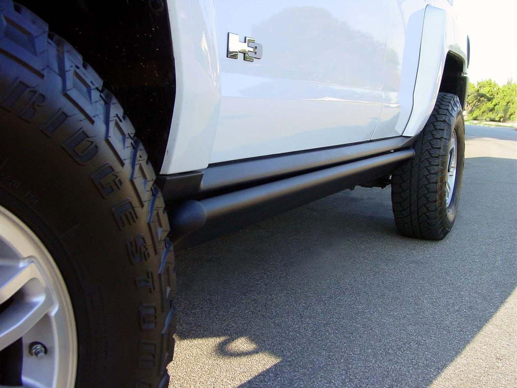 AMP Research 75116-01A PowerStep Electric Running Board - 05-10 Hummer H3, 09-19 Hummer H3T for Select Hummer H3, Hummer H3T
