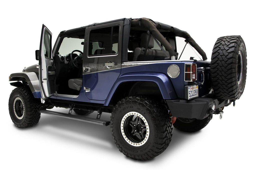 AMP Research 75122-01A PowerStep Electric Running Board - 07-18 Jeep Wrangler JK Unlimited, 4-Dr for Select Jeep Wrangler, Jeep Wrangler JK