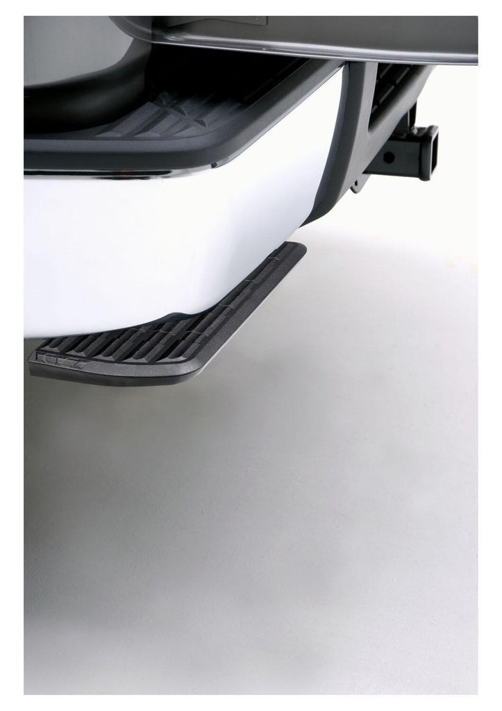 AMP Research 75300-01A Bedstep Flip Down Bumper Step 07-13 Silverado/Sierra Excludes 07 Classic for Select Chevrolet Silverado 1500, Chevrolet Silverado HD, Chevrolet Silverado HD, GMC Sierra 1500, GMC Sierra HD, GMC Sierra HD