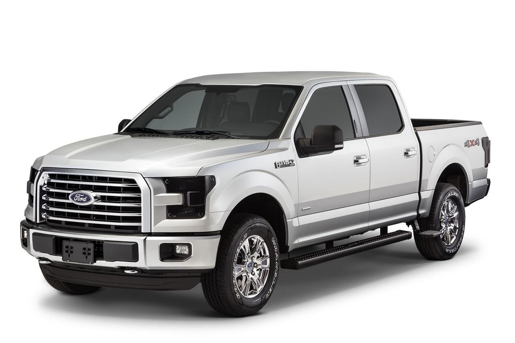 AMP Research 75412-01A Bedstep®2 Flp Dwn Side Bmpr Stp 15-24 Ford F-150 for Select Ford F-150, Ford F-150 Lightning