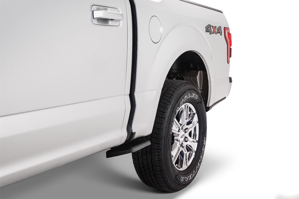 AMP Research 75412-01A Bedstep®2 Flp Dwn Side Bmpr Stp 15-24 Ford F-150 for Select Ford F-150, Ford F-150 Lightning