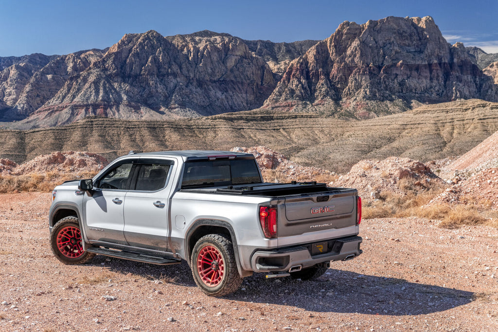 AMP Research 75323-01A AMP Bedstep Flip Down Bumper Step 19-26 Silverado/Sierra 1500, 22 LTD/Limited for Select Chevrolet Silverado 1500, Chevrolet Silverado LTD, GMC Sierra 1500, GMC Sierra Limited