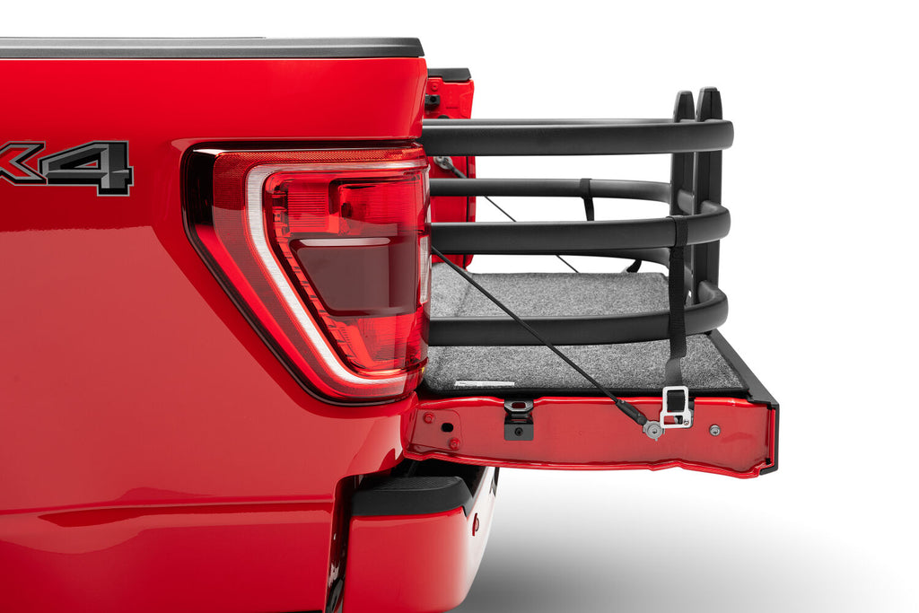 AMP Research 74813-01A BedXtender HD Max U-Shape Design - Black for Select Ford F-150, Ford F-150 Lightning, Lincoln Mark LT, Toyota Tundra