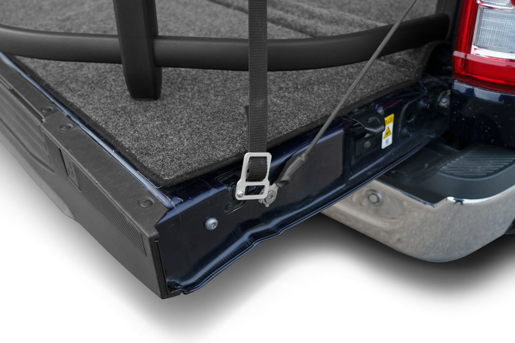 AMP Research 74803-01A BedXtender HD Sport - Black for Select Ford F-150, Ford F-150 Lightning, Lincoln Mark LT, Toyota Tundra