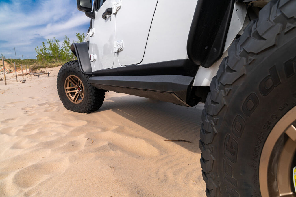 AMP Research 77122-01A PowerStep XL 1.5" Additional Drop - 07-18 Jeep Wrangler JKU, 4-Door for Select Jeep Wrangler, Jeep Wrangler JK