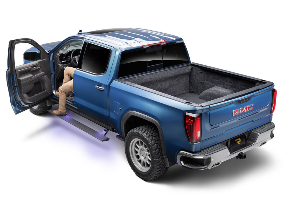 AMP Research 78255-01A PowerStep Xtreme Rng Brd - 22-25 Silv/Sra, Dble/Crw Cb for Select Chevrolet Silverado 1500, Chevrolet Silverado HD, Chevrolet Silverado HD, GMC Sierra 1500, GMC Sierra HD, GMC Sierra HD