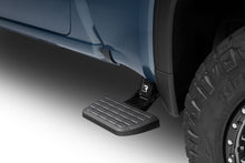 Load image into Gallery viewer, AMP Research 75415-01A Bedstep®2 Flip Down Side Bumper Step 19-26 Silv/Sra 1500, 22 LTD/Lmtd, Short Bed for Select Chevrolet Silverado 1500, Chevrolet Silverado LTD, GMC Sierra 1500, GMC Sierra Limited