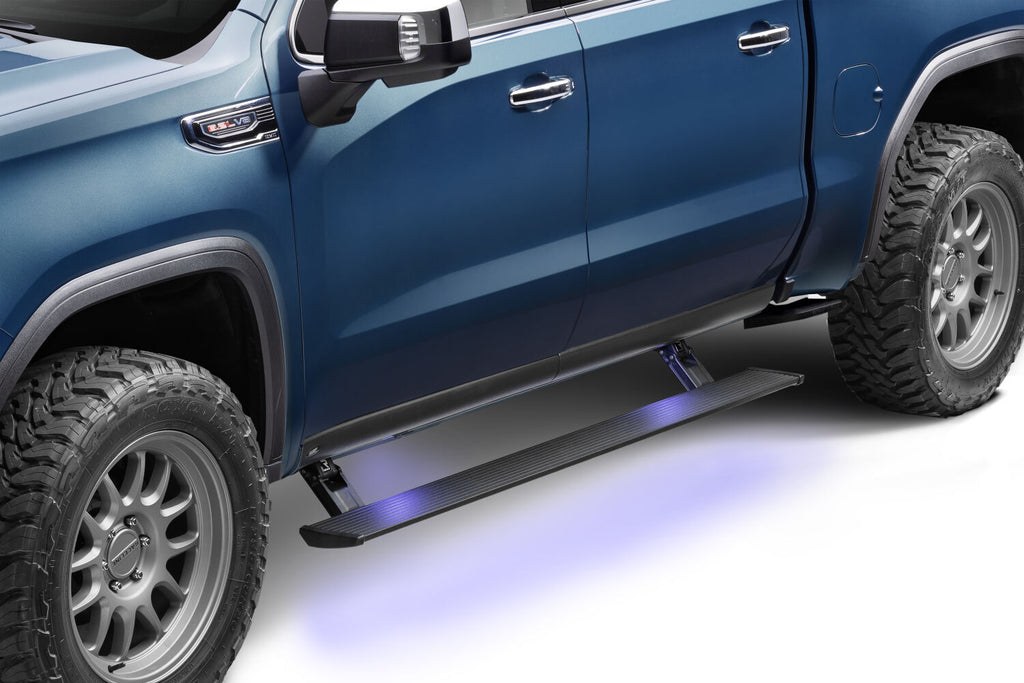AMP Research 76255-01A Powerstep Plug-N-Play 22-26 Chevy Silverado 1500/GMC Sierra 1500 Dbl/Crw Cab for Select Chevrolet Silverado 1500, Chevrolet Silverado HD, Chevrolet Silverado HD, GMC Sierra 1500, GMC Sierra HD, GMC Sierra HD