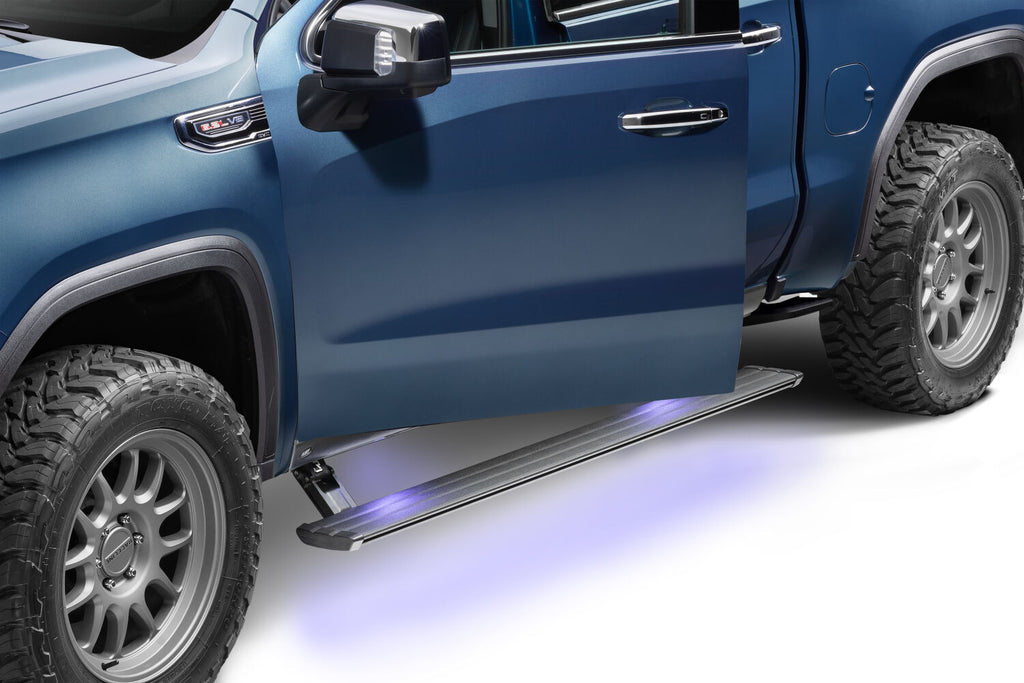 AMP Research 86255-01A PowerStep SmartSeries RB - 22-26 Sil/Sra 1500, 24-26 Sil/Sra HD; Dbl/Crew Cab for Select Chevrolet Silverado 1500, Chevrolet Silverado HD, Chevrolet Silverado HD, GMC Sierra 1500, GMC Sierra HD, GMC Sierra HD