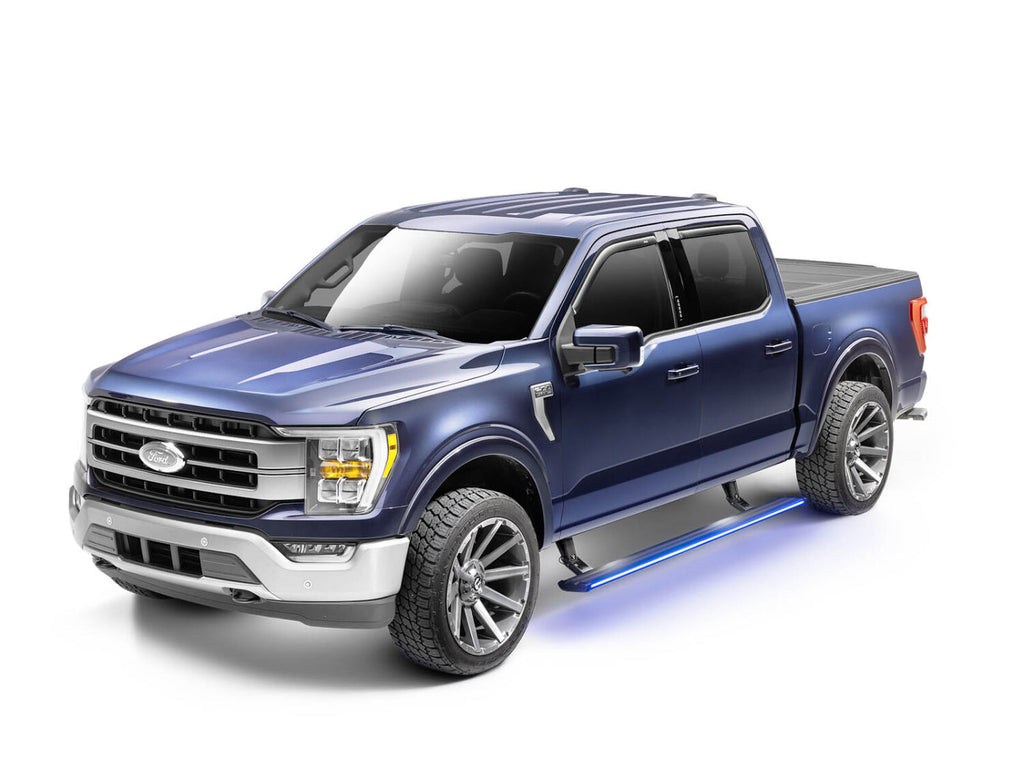 AMP Research 96152-01A Powerstep Vision 2021-2025 Ford F-150 Crew Cab for Select Ford F-150, Ford Lobo