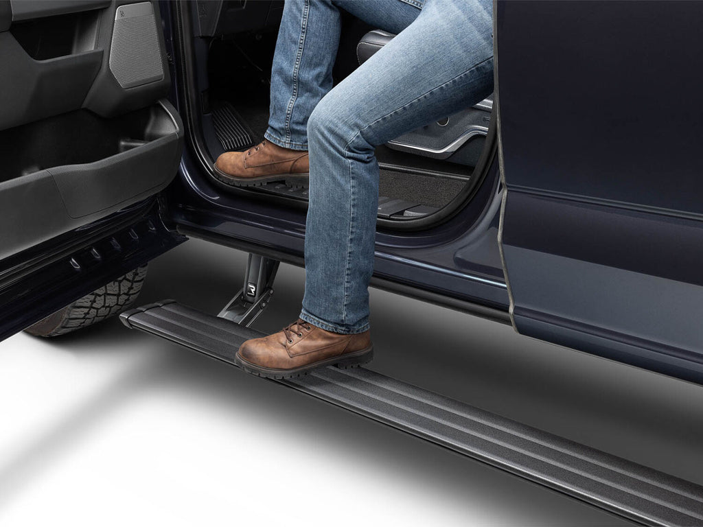 AMP Research 96152-01A Powerstep Vision 2021-2025 Ford F-150 Crew Cab for Select Ford F-150, Ford Lobo