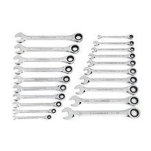 Load image into Gallery viewer, Gearwrench 35720-06 20 Piece 72-Tooth SAE/Metric Ratcheting Combination Wrench Set