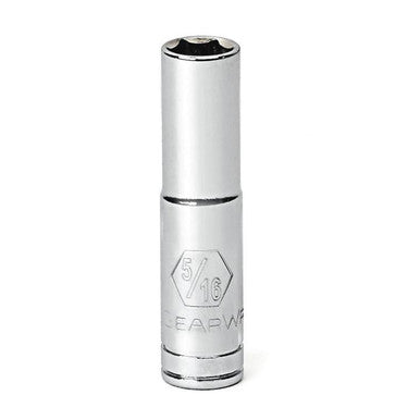 Gearwrench 80124 1/4" DR x 9/16" Deep SAE Socket - 6 Pt.