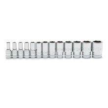Load image into Gallery viewer, Gearwrench 80304S-06 13 Piece 1/4" Drive 6 Point Mid Length Metric Socket Set