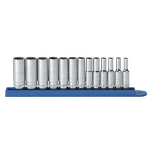 Load image into Gallery viewer, Gearwrench 80308 13 Piece 1/4" Drive 12 Point Deep Metric Socket Set