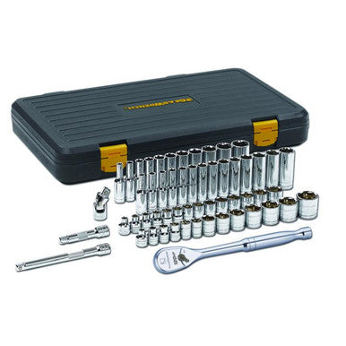 Gearwrench 80550P 56 Piece 3/8" Drive 6 Point 120XP™ Standard & Deep SAE/Metric Mechanics Tool Set