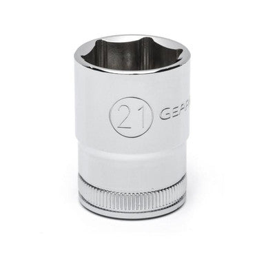 Gearwrench 80633 1/2" DR x 21mm Standard Metric Socket - 6 Pt.