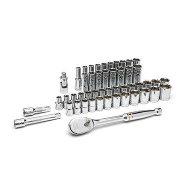 Gearwrench 80700D 49 Piece 1/2" Drive 6 Point Standard & Deep SAE/Metric Mechanics Tool Set