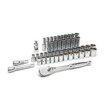 Load image into Gallery viewer, Gearwrench 80700D 49 Piece 1/2" Drive 6 Point Standard &amp; Deep SAE/Metric Mechanics Tool Set