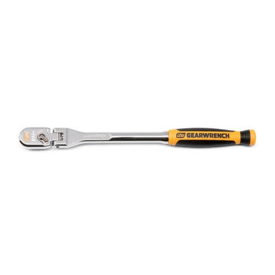 Gearwrench 81009XP 1/4" Drive 120XP™ Dual Material Handle Flex Head Teardrop Ratchet