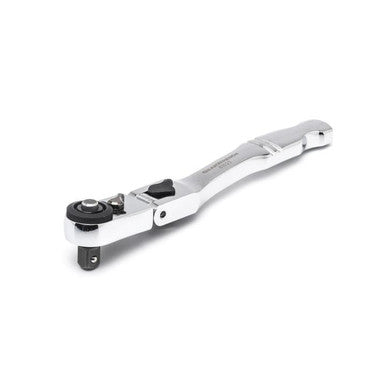 Gearwrench 81025 1/4" Drive 72-Tooth Quick Release Locking Flex Slim Head Ratchet 6"