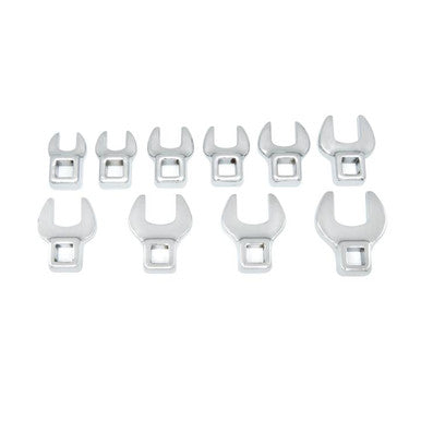 Gearwrench 81909 10 Piece 3/8" Drive Crowfoot Metric Wrench Set