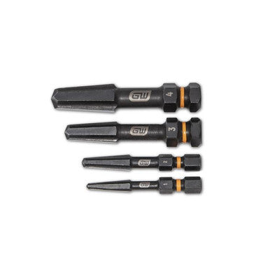 Gearwrench 84787 4 Piece Bolt Biter™ Screw Extractor Set