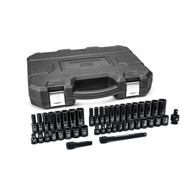Gearwrench 84916N 44 Piece 3/8" Drive 6 Point Standard & Deep Impact SAE/Metric Socket Set