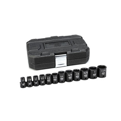Gearwrench 84931N 12 Piece 1/2" Drive 6 Point Standard Impact SAE Socket Set