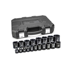 Load image into Gallery viewer, Gearwrench 84932N 19 Piece 1/2" Drive 6 Point Standard Impact SAE Socket Set