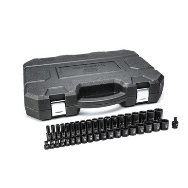 Gearwrench 84947N 39 Piece 1/2" Drive 6 Point Standard & Deep Impact SAE Socket Set