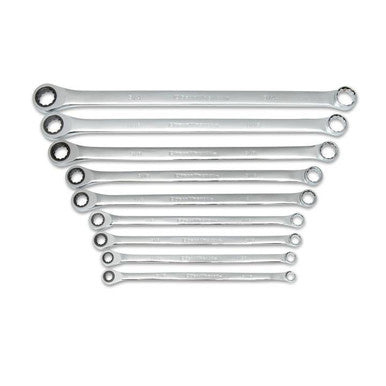Gearwrench 85998 9 Piece 72-Tooth 12 Point XL GearBox™ Double Box Ratcheting SAE Wrench Set