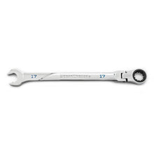 Load image into Gallery viewer, Gearwrench 86217 17mm 120XP™ Universal Spline XL Flex Head Ratcheting Combination Wrench