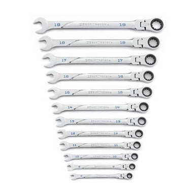 Gearwrench 86229 12 Piece 120XP™ Universal Spline XL Flex Head Ratcheting Combination Metric Wrench Set