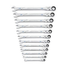 Load image into Gallery viewer, Gearwrench 86229 12 Piece 120XP™ Universal Spline XL Flex Head Ratcheting Combination Metric Wrench Set